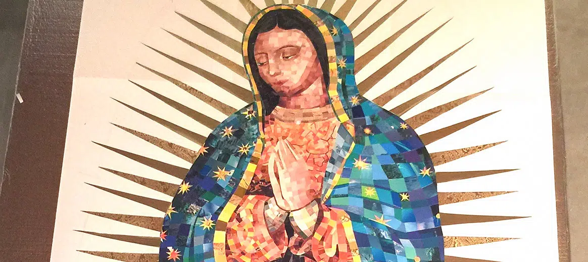 knee length dresses for ladies Virgen de Guadalupe Dress