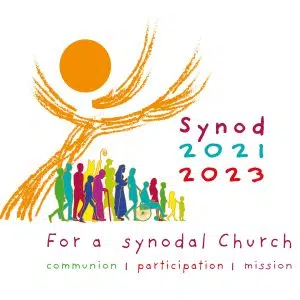 Logo for the Synod on Synodality.