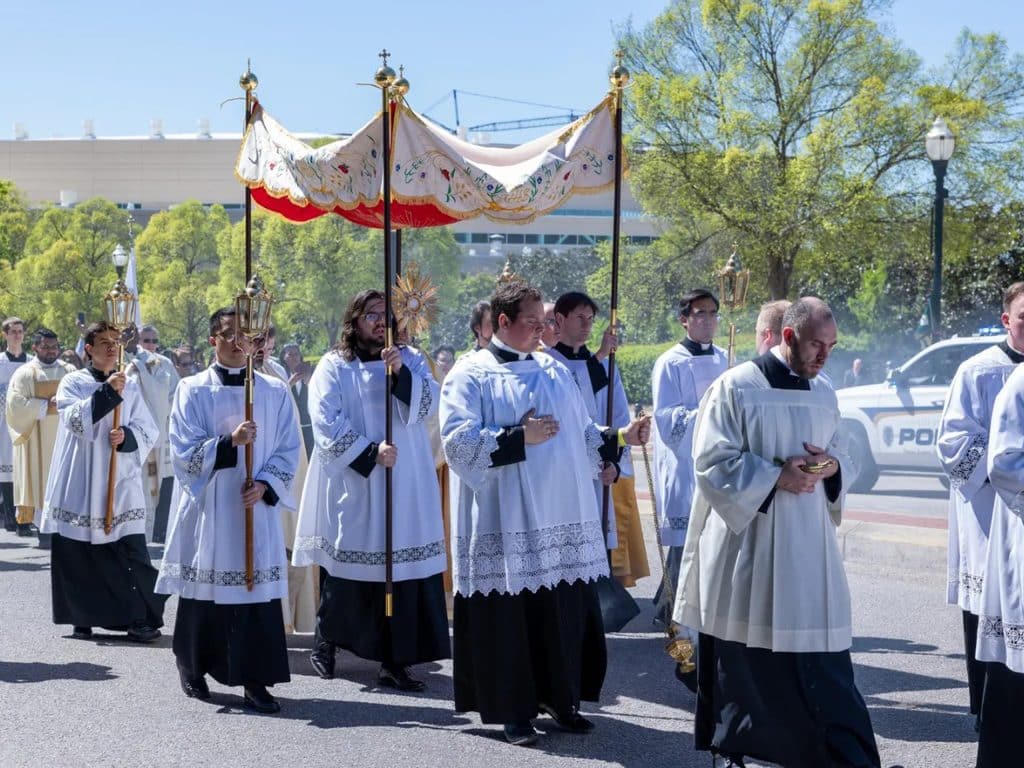 Procession Drawing Simple National Eucharistic Congress to draw more than 50,000 to Indianapolis ...