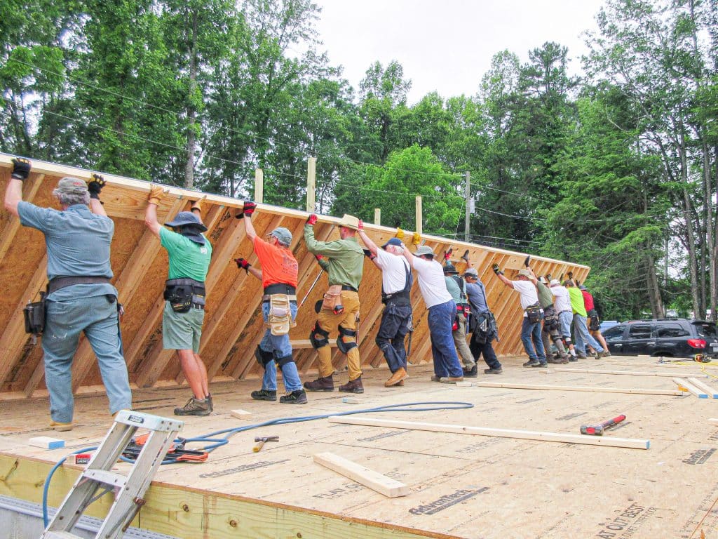 Nativity Church Knights build another home for family in need