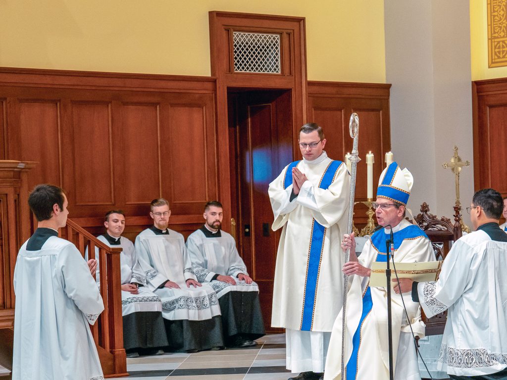 Seminarian takes a big step on the path to the priesthood