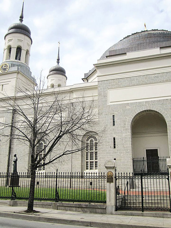 When downtown in Baltimore, visit the Basilica of the National Shrine of the Assumption of the Blessed Virgin Mary. When downtown in Baltimore, visit the Basilica of the National Shrine of the Assumption of the Blessed Virgin Mary.